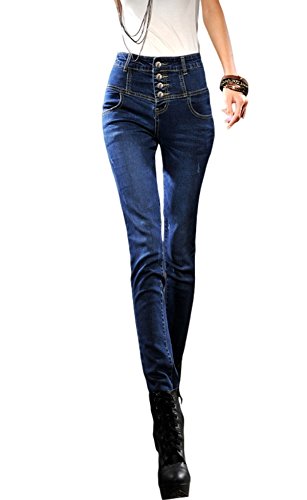 レディース パンツ ジーンズ ジーパン スラックス 春 夏 秋 デニム コットン 弾性 ストレッチ ハイウエスト スリム 前ボタン 美脚 足長効果 ビーチ リゾート レジャー 通勤 通学 ワイルド セクシー 可愛いスカーフ付き KK993