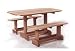 Cedar Oval Patio Table Set