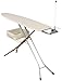 Household Essentials 873210 4-Leg Fibertech Top Ironing Board Ironing Center with Cotton Cover Installed