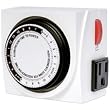 CUR DUAL LIGHT TIMER W/COVER