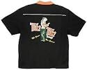 Tiki Tiki Lounge Bowling Shirt Black & Orange Swingmaster