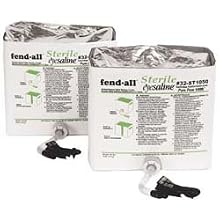 Honeywell 2 Piece Saline Cartridge Set, For Fendall Pure Flow 1000 Emergency Eyewash Station