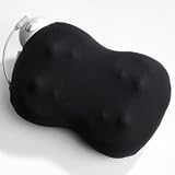 iNeed Lumbar Massage Pillow, Black, BLACK