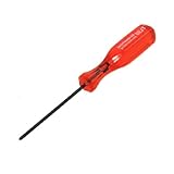 uxcell　プラスドライバー　十字ねじ回し　レッド柄　ブラック軸　110mm長　1個