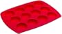 KitchenAid Silicone 12-Cup Muffin Pan, Red