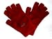 Halbfinger Handschuhe aus der Possumpelzfaser rot L