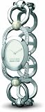 MOSCHINO WATCH DIVINE 2H LADY BRC SS SILVER DIAL WHIT STO MW0095