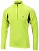 RONHILL Vizion Men's Lite Zip Tee (07163), S, FLUO YELLOW/BLACK