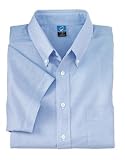 NEW Port & Company - Short Sleeve Value Oxford Light Blue-4XL