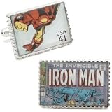 Iron Man Stamp Cufflinks