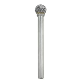Buy 1 8 Shank Double-Cut Carbide Grinding Burr - 1 4 Round Ball Sphere - Fits Dremel by CB now!