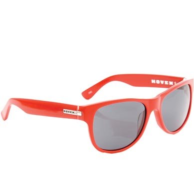 Click here to buy HOVEN BIG RISKY 39-0501 RED HANDMADE ACETATE FRAME GREY LENS PLASTIC SUNGLASSES..