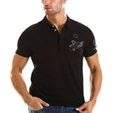 Armani Exchange Multi Logo Patch Polo
