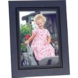 Collectors Gallery Classic Easel Cardboard Frame for a 5 x 7 Photograph, with Black Foil Window Border (10 Pack)