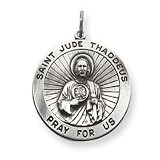 Sterling Silver St. Jude Thaddeus Medal