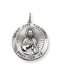 Sterling Silver St. Jude Thaddeus Medal