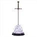 Mystic Medieval Sword Letter Opener on LED Base