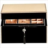  : Large Maple 5.75" High Jewelry Box in Ebony Finish