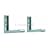Microwave oven wall brackets (Silver)