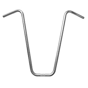 Nirve Super Age Hanger Cruiser Bicycle Handlebar (Chrome, 26-Inch Frames)