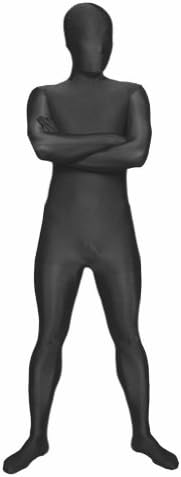 Size M Black Adult Halloween Christmas Costume Full Body Lycra Spandex Suit