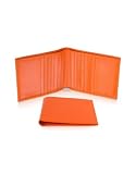 Giorgio Fedon 1919 Classica - Men's Orange Calfskin Card Holder Wallet