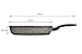 Alpha Premium iNoble Non-Stick Square Grill/Griddle Lightweight Pan For Any Stovetop PFOA and PTFE Free
