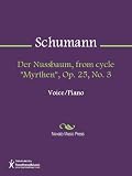 Der Nussbaum, from cycle "Myrthen", Op. 25, No. 3 Sheet Music