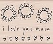 Wood Block-I Love You Mom by Hero Arts