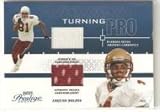 2004 Playoff Prestige Turning Pro Jerseys #TP-1 Anquan Boldin - Arizona Cardinals (Piece of Authentic Game-Worn Jersey Serial #'d to 225) (Football Cards)
