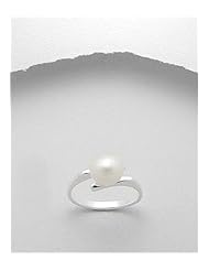 Fresh Water Pearls Ring In 92.5 Sterling Silver