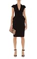 Sculptural Peplum Dress