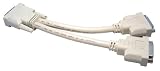 DVI-D Y Splitter Cable - 1 x DVI-D Male to 2 x DVI-D Female - 1 x Computer to 2 x Monitor TV Projector