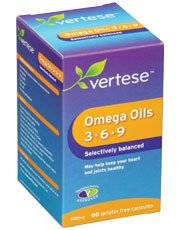 Vertese 500mg Omega Oils 3.6.9 60 Vegetable Capsules