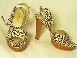 Colin Stuart Leopard Print Sandals