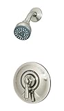 Symmons S-7601-STN-X-RP Allura Shower System, Satin Nickel with Integral Stops [並行輸入品]