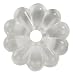 JR Products 20465 Clear Plastic Rosettes - Pack of 14