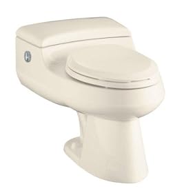 KOHLER San Raphael Comfort Height Elongated One-Piece Toilet with Twin Touch Actuator and French... by KOHLER