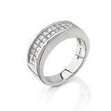 14K White Gold Diamond Band - .88 Ct.