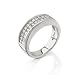 14K White Gold Diamond Band - .88 Ct.