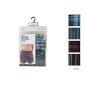 Mens 100% Cotton Underwear Woven Boxer Shorts (Pack of 4)