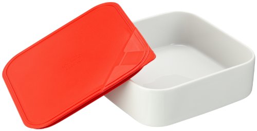 Arzberg-Porzellan 3330-09995-3918 K&uuml;chenfreunde Frischebox 0.9 Liter mit Deckel transparent im Geschenkkarton