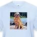 golden retriever - Golden Retriever - Toddler Light-Blue-T-Shirt (3T)