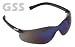 Dane Safety Glasses Blue Mirror