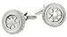 Funky and chunky tire and wheel cufflinks with presentation box