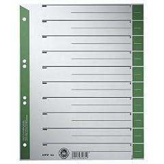 Leitz 1652-00-55 Trennbl�tter 230g/qm Inh.100, gr�n