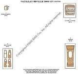 Cadillac Seville Dash Trim Kit 98-04 - 15 pieces - Silver Carbon Fiber