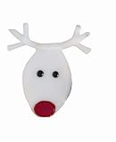 Tag Whimsy Fused Glass Reindeer, Christmas Ornament, Set of 6 - cod. B002CZOSAY