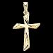 Jewelry : 14k Yellow Gold Cross Pendant