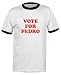 Vote for Pedro - Top Quality Cotton Ringer T-shirt Image